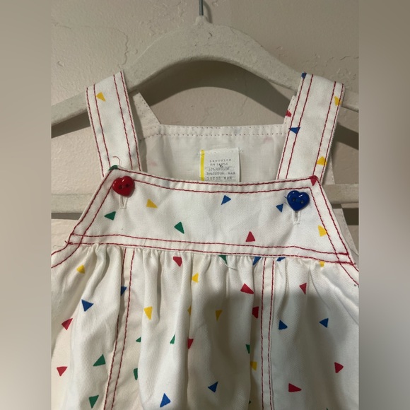 Vintage Baby Colorful Romper with embroidery details 
Size 12 months - Picture 5 of 10